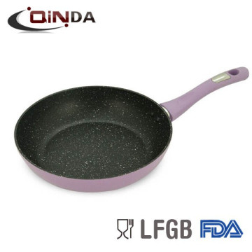 nonstick marble coating deep frying pan/wok